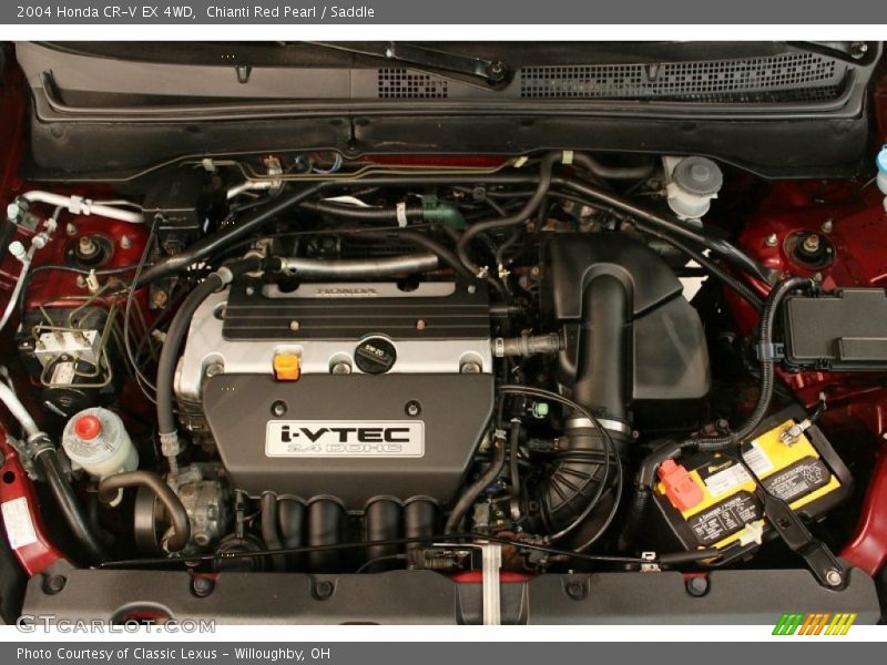  2004 CR-V EX 4WD Engine - 2.4 Liter DOHC 16-Valve i-VTEC 4 Cylinder