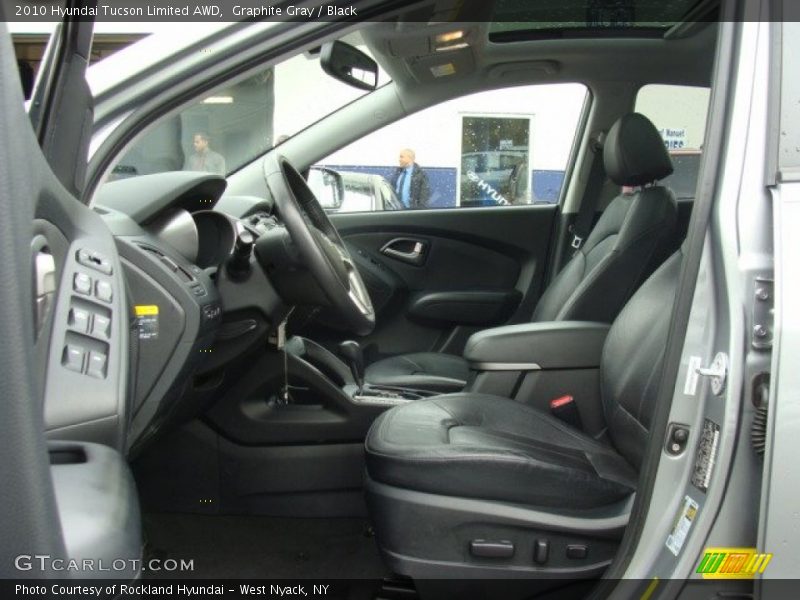 Graphite Gray / Black 2010 Hyundai Tucson Limited AWD