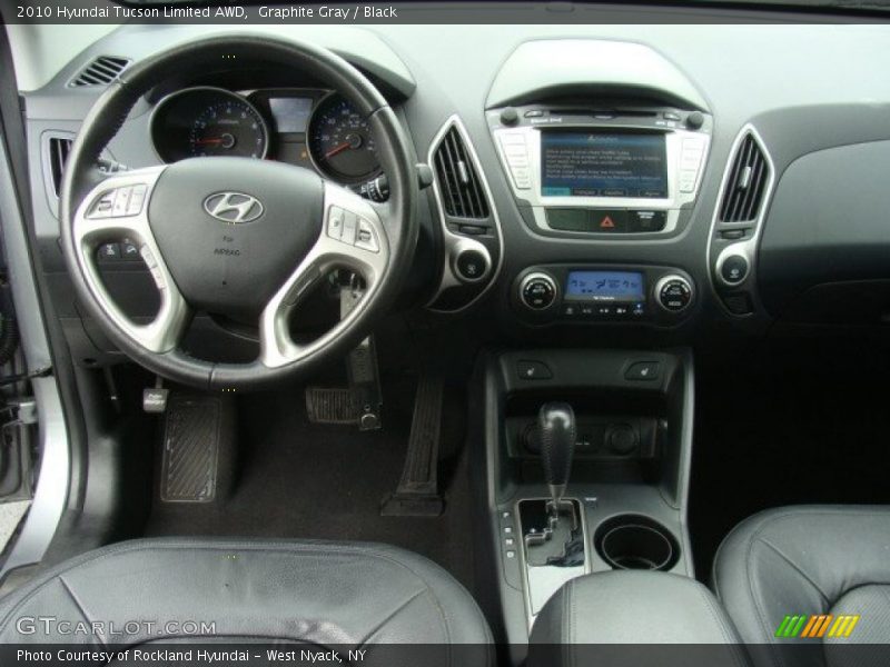 Graphite Gray / Black 2010 Hyundai Tucson Limited AWD