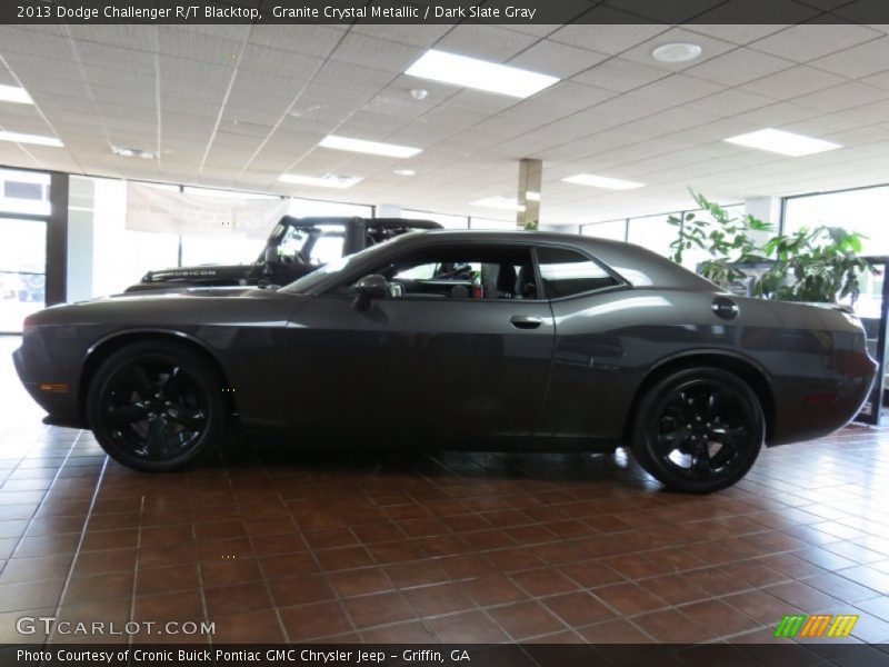 Granite Crystal Metallic / Dark Slate Gray 2013 Dodge Challenger R/T Blacktop