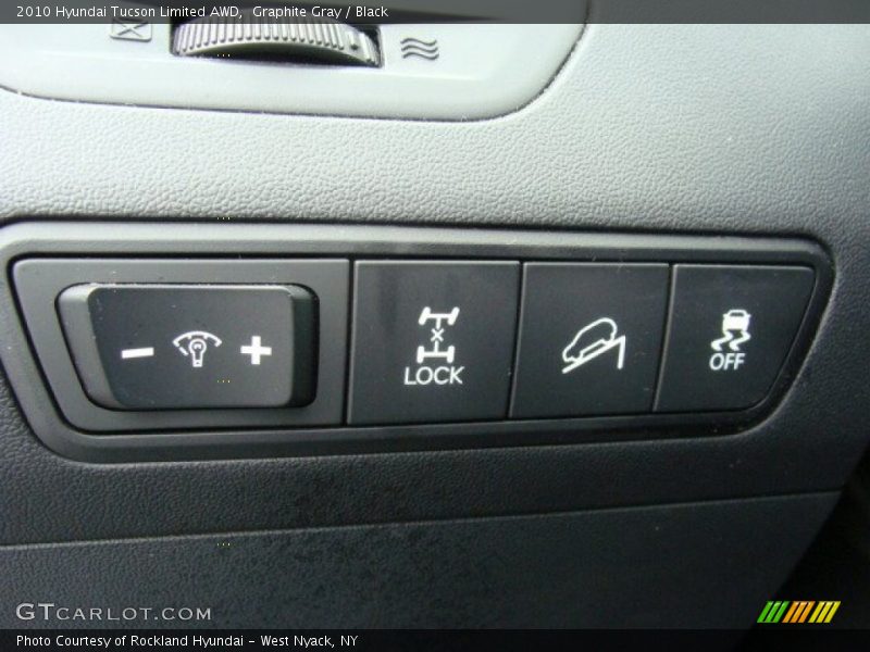 Graphite Gray / Black 2010 Hyundai Tucson Limited AWD