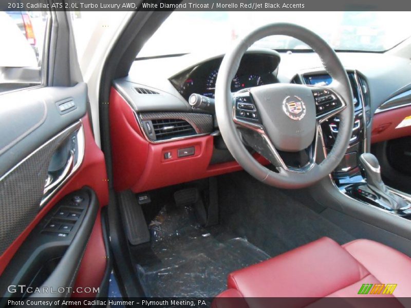  2013 ATS 2.0L Turbo Luxury AWD Morello Red/Jet Black Accents Interior