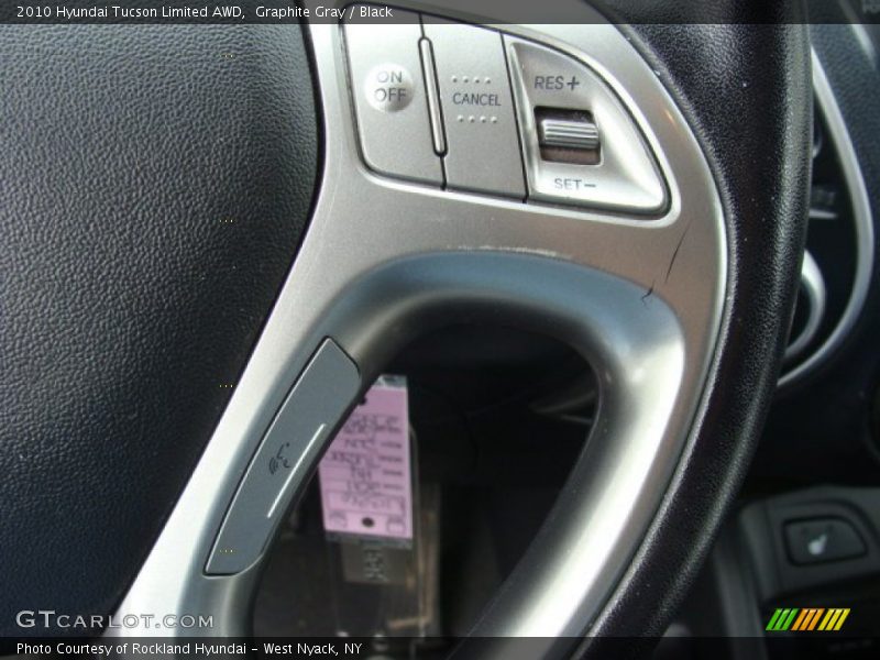 Graphite Gray / Black 2010 Hyundai Tucson Limited AWD