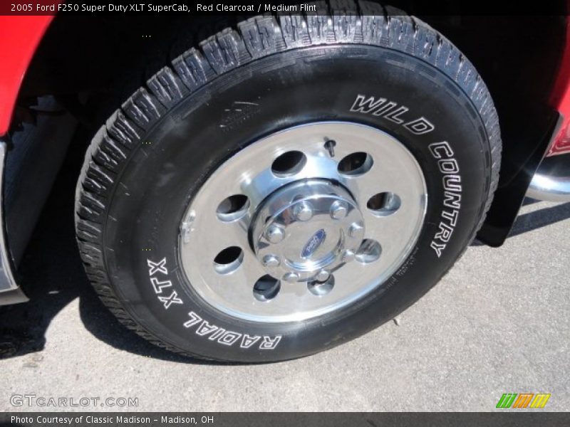 Red Clearcoat / Medium Flint 2005 Ford F250 Super Duty XLT SuperCab