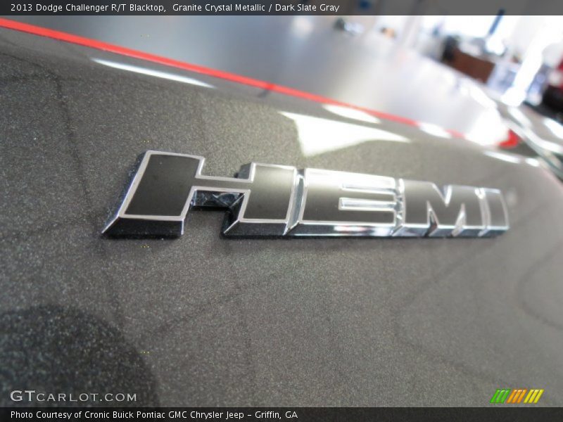 Granite Crystal Metallic / Dark Slate Gray 2013 Dodge Challenger R/T Blacktop