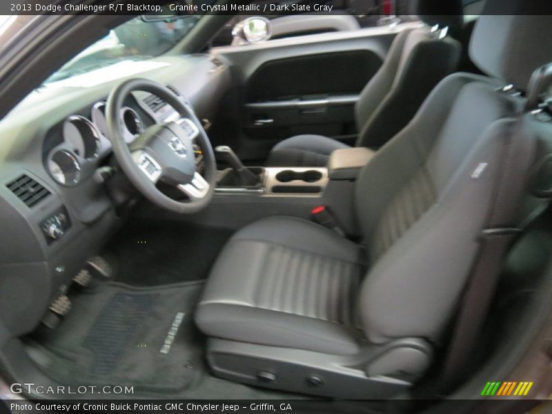 Granite Crystal Metallic / Dark Slate Gray 2013 Dodge Challenger R/T Blacktop
