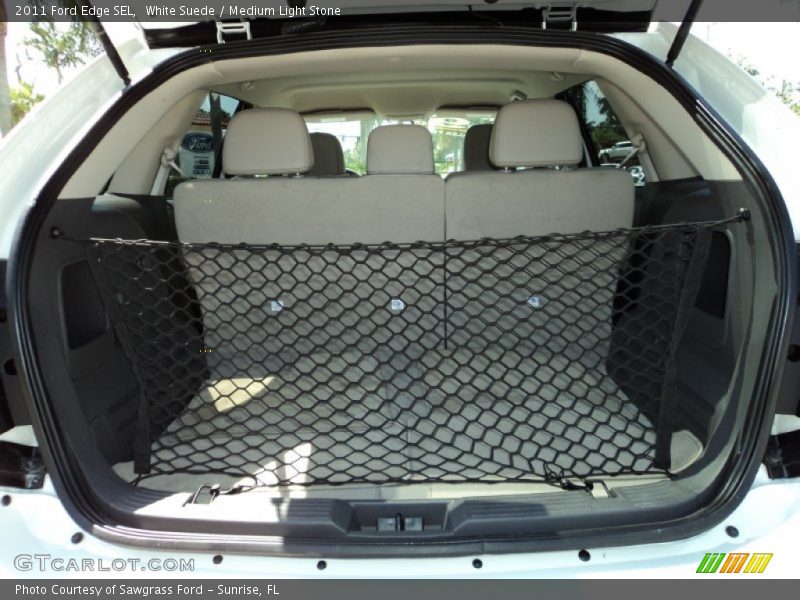 White Suede / Medium Light Stone 2011 Ford Edge SEL