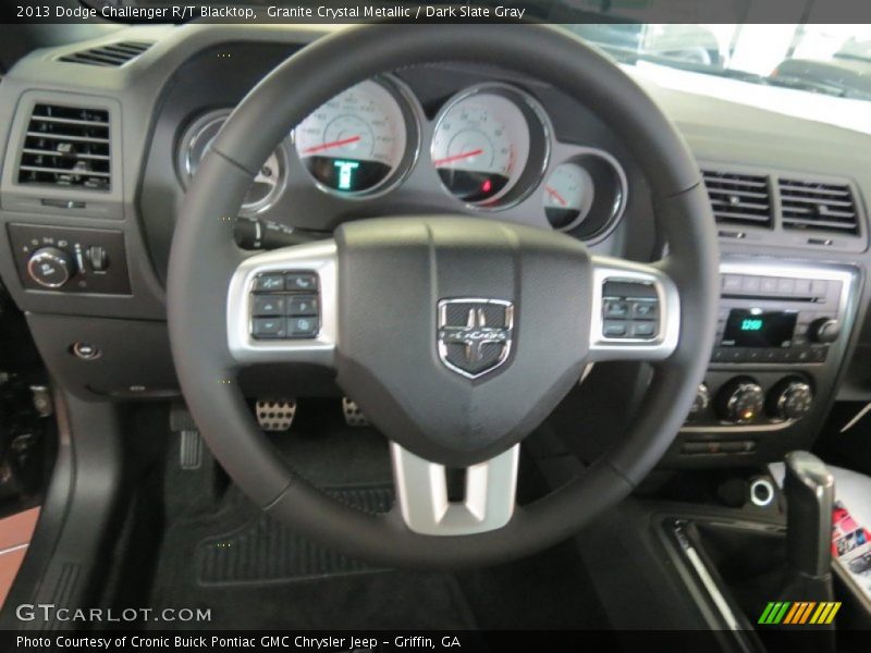 Granite Crystal Metallic / Dark Slate Gray 2013 Dodge Challenger R/T Blacktop