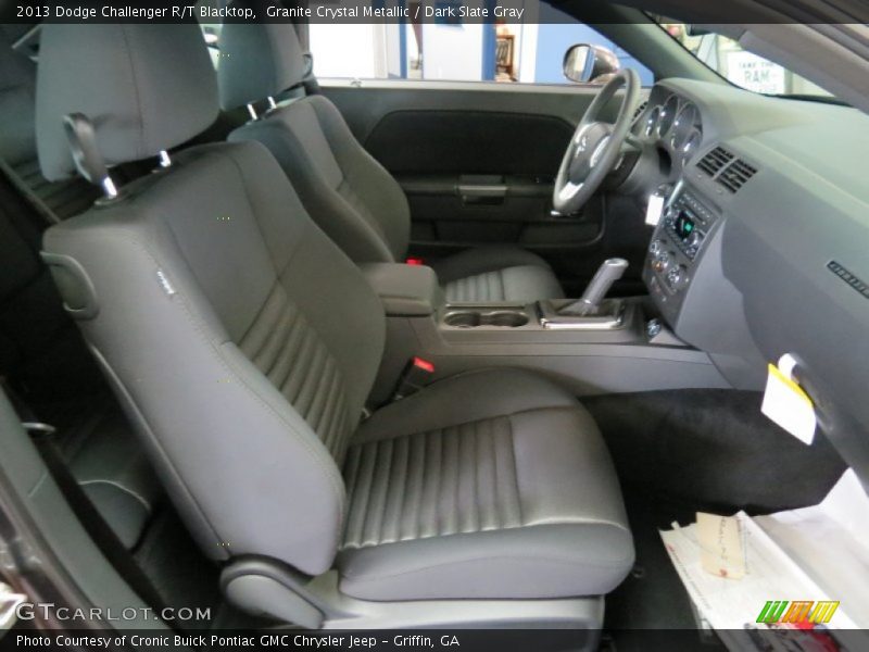 Granite Crystal Metallic / Dark Slate Gray 2013 Dodge Challenger R/T Blacktop