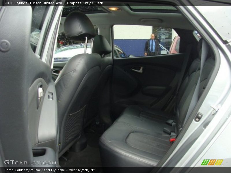 Graphite Gray / Black 2010 Hyundai Tucson Limited AWD