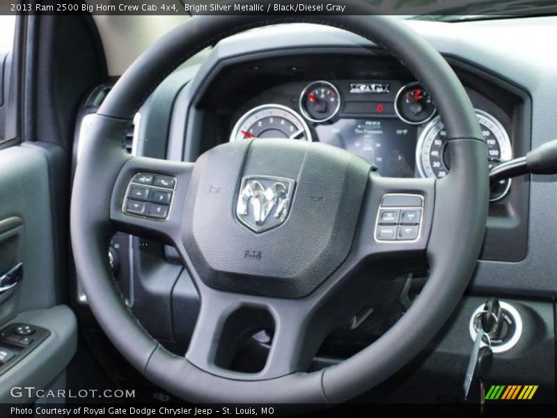  2013 2500 Big Horn Crew Cab 4x4 Steering Wheel