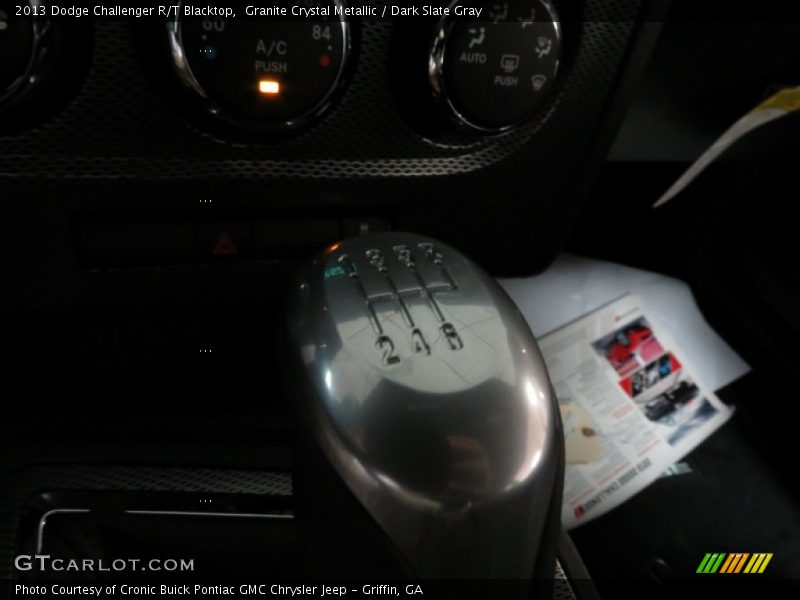 Granite Crystal Metallic / Dark Slate Gray 2013 Dodge Challenger R/T Blacktop