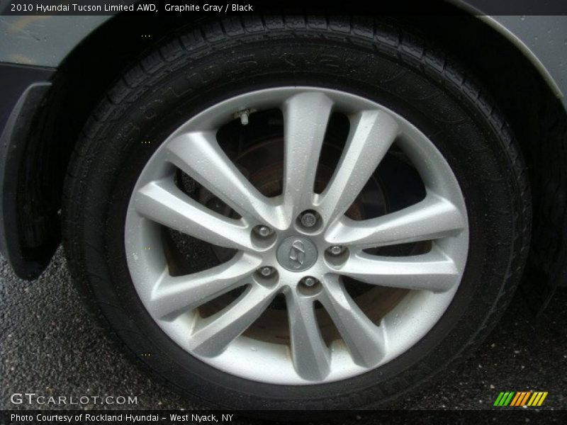 Graphite Gray / Black 2010 Hyundai Tucson Limited AWD