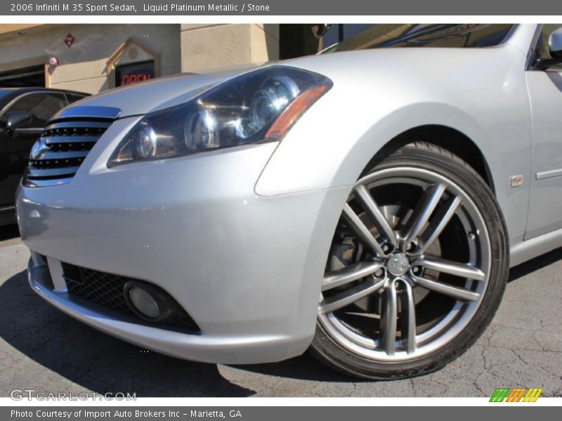 Liquid Platinum Metallic / Stone 2006 Infiniti M 35 Sport Sedan