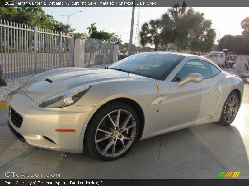 Argento Nurburgring (Silver Metallic) / Charcoal (Dark Grey) 2012 Ferrari California