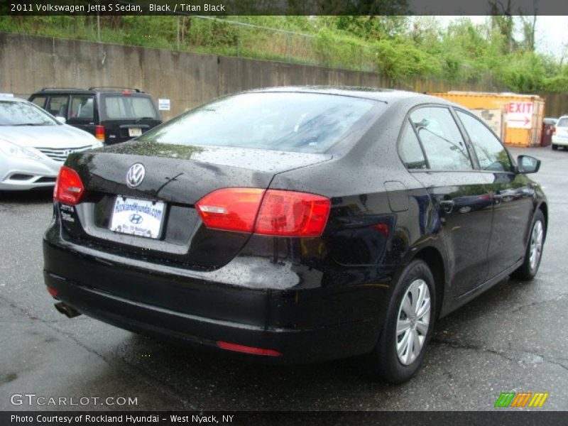 Black / Titan Black 2011 Volkswagen Jetta S Sedan