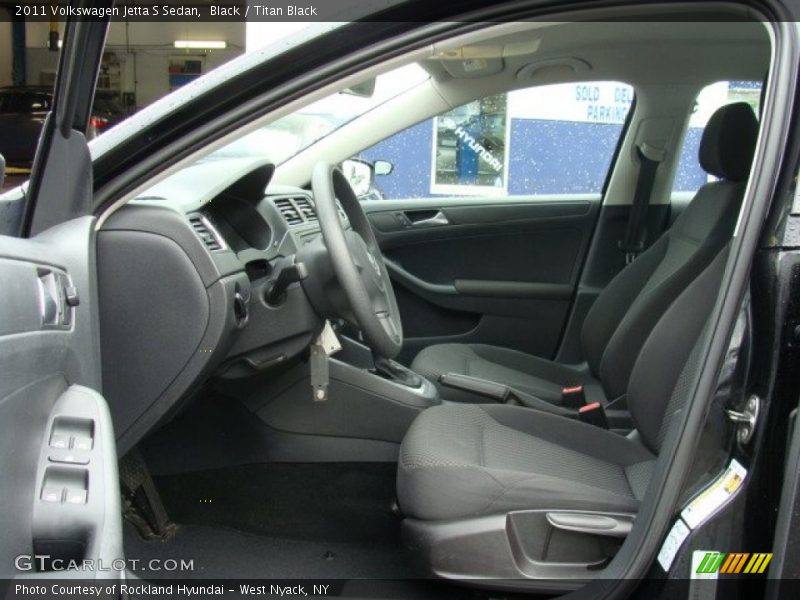 Black / Titan Black 2011 Volkswagen Jetta S Sedan