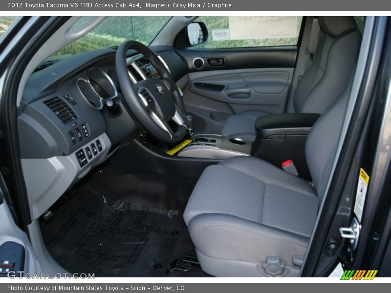 Magnetic Gray Mica / Graphite 2012 Toyota Tacoma V6 TRD Access Cab 4x4