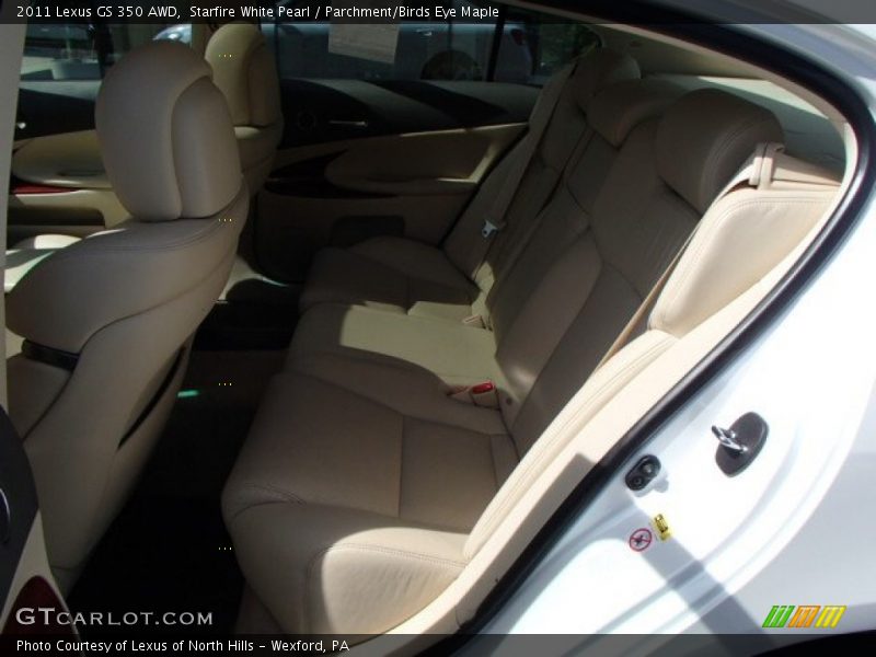 Starfire White Pearl / Parchment/Birds Eye Maple 2011 Lexus GS 350 AWD