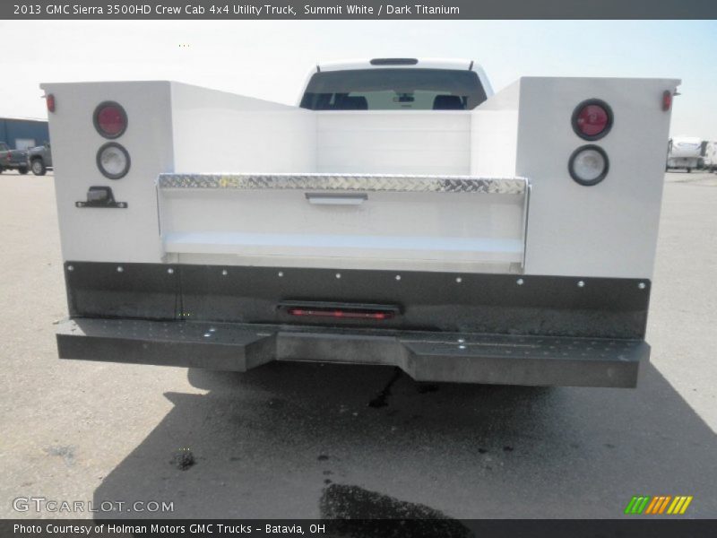 Summit White / Dark Titanium 2013 GMC Sierra 3500HD Crew Cab 4x4 Utility Truck