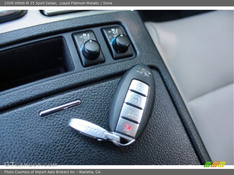 Liquid Platinum Metallic / Stone 2006 Infiniti M 35 Sport Sedan