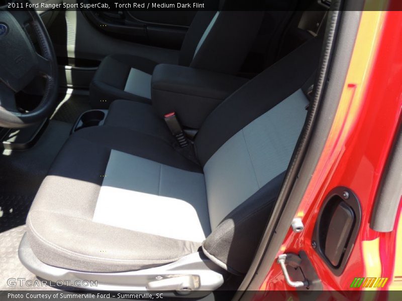 Torch Red / Medium Dark Flint 2011 Ford Ranger Sport SuperCab