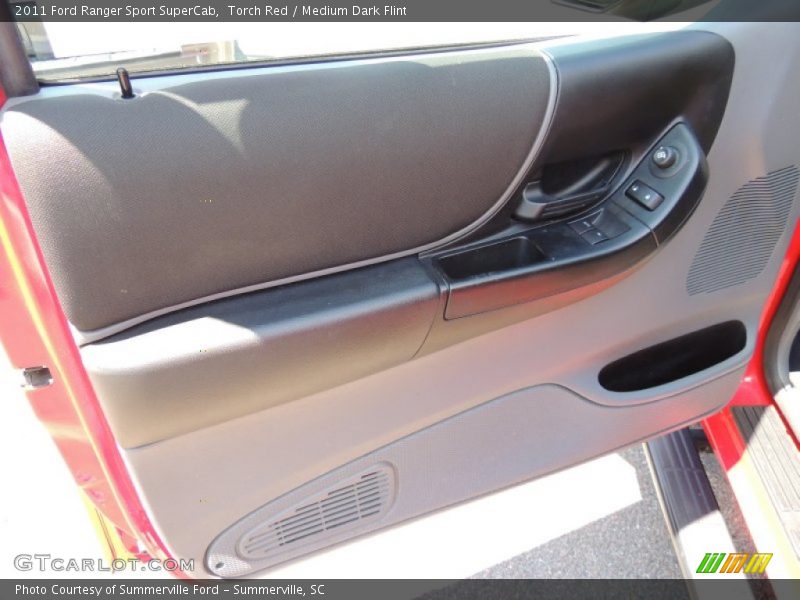 Torch Red / Medium Dark Flint 2011 Ford Ranger Sport SuperCab