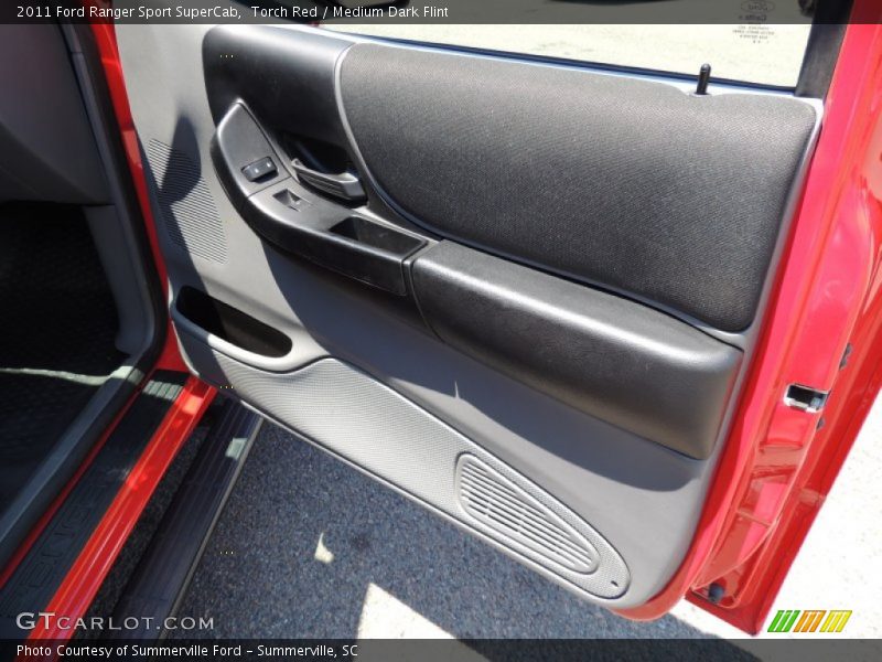 Torch Red / Medium Dark Flint 2011 Ford Ranger Sport SuperCab