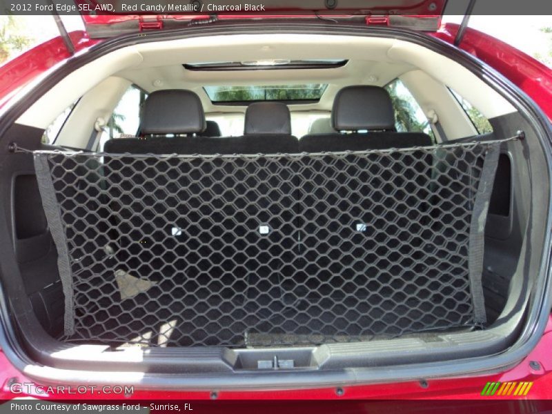 Red Candy Metallic / Charcoal Black 2012 Ford Edge SEL AWD