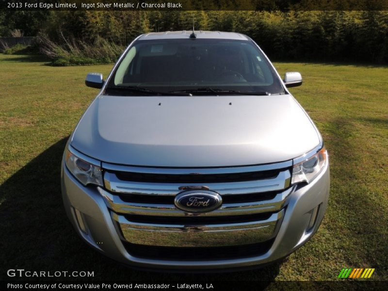 Ingot Silver Metallic / Charcoal Black 2013 Ford Edge Limited