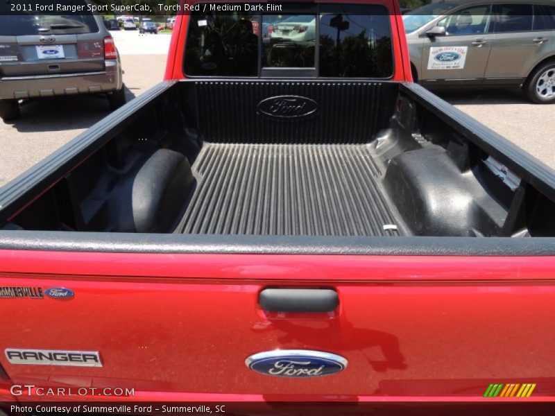 Torch Red / Medium Dark Flint 2011 Ford Ranger Sport SuperCab