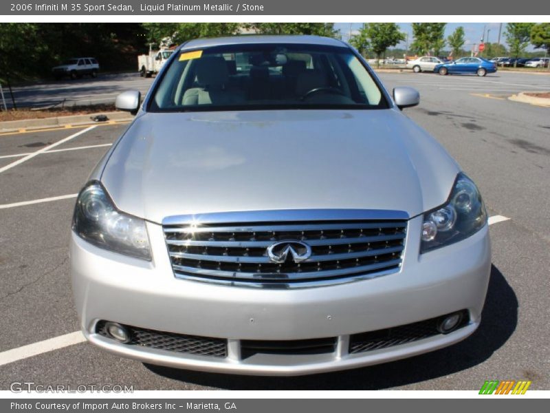 Liquid Platinum Metallic / Stone 2006 Infiniti M 35 Sport Sedan