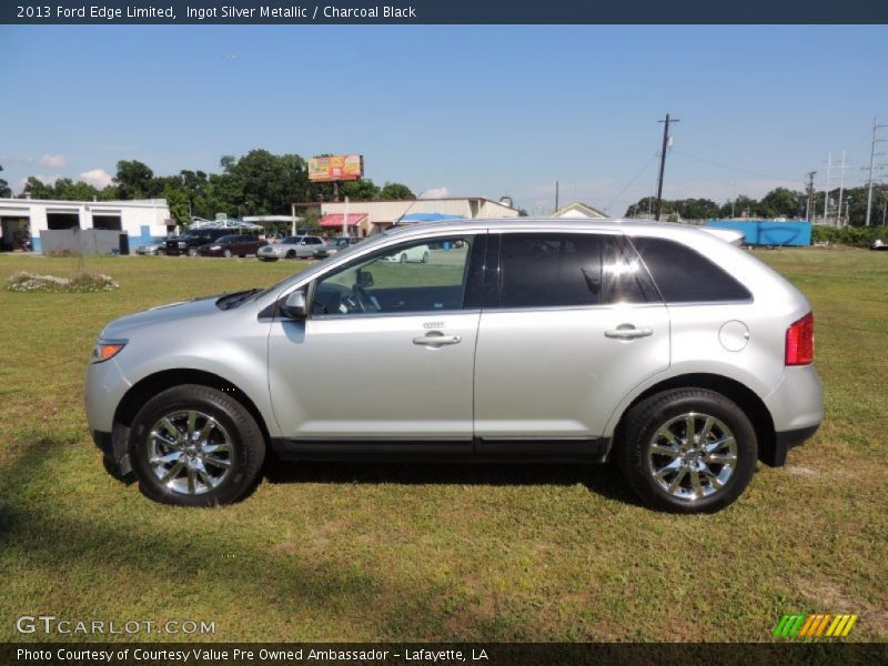 Ingot Silver Metallic / Charcoal Black 2013 Ford Edge Limited