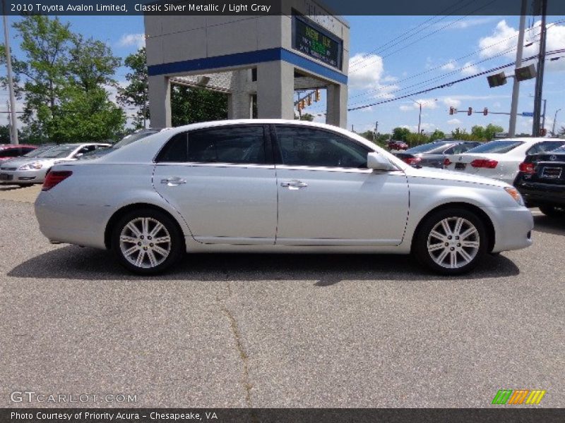 Classic Silver Metallic / Light Gray 2010 Toyota Avalon Limited