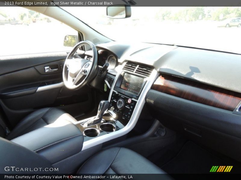 Ingot Silver Metallic / Charcoal Black 2013 Ford Edge Limited
