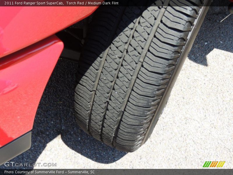 Torch Red / Medium Dark Flint 2011 Ford Ranger Sport SuperCab