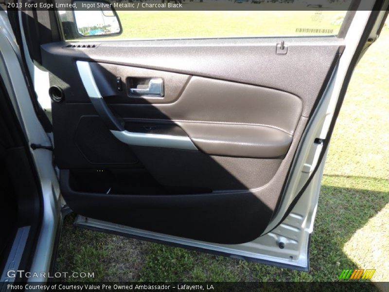 Ingot Silver Metallic / Charcoal Black 2013 Ford Edge Limited