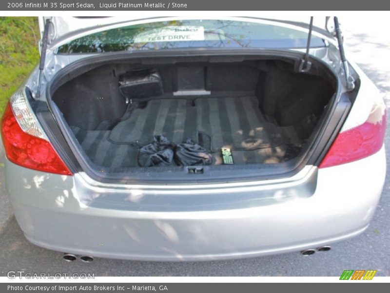 Liquid Platinum Metallic / Stone 2006 Infiniti M 35 Sport Sedan