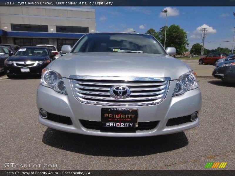 Classic Silver Metallic / Light Gray 2010 Toyota Avalon Limited