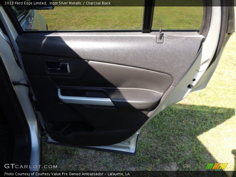 Ingot Silver Metallic / Charcoal Black 2013 Ford Edge Limited