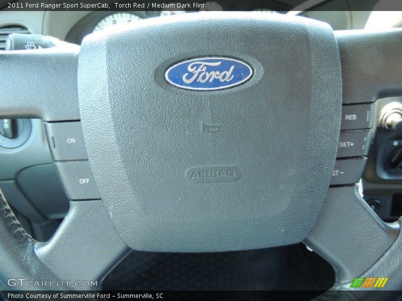 Torch Red / Medium Dark Flint 2011 Ford Ranger Sport SuperCab