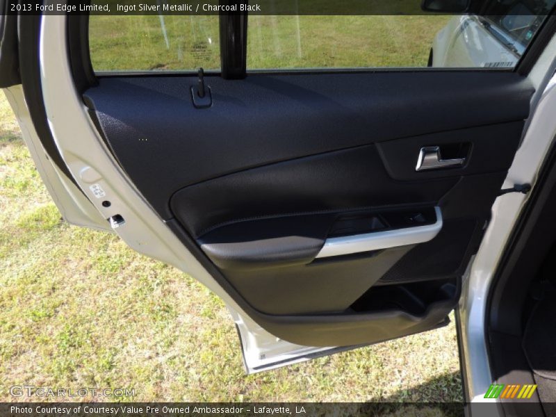 Ingot Silver Metallic / Charcoal Black 2013 Ford Edge Limited