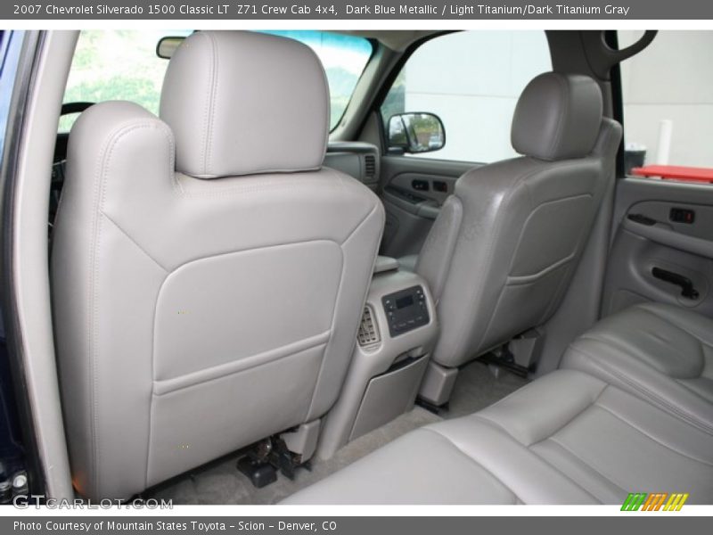 Dark Blue Metallic / Light Titanium/Dark Titanium Gray 2007 Chevrolet Silverado 1500 Classic LT  Z71 Crew Cab 4x4