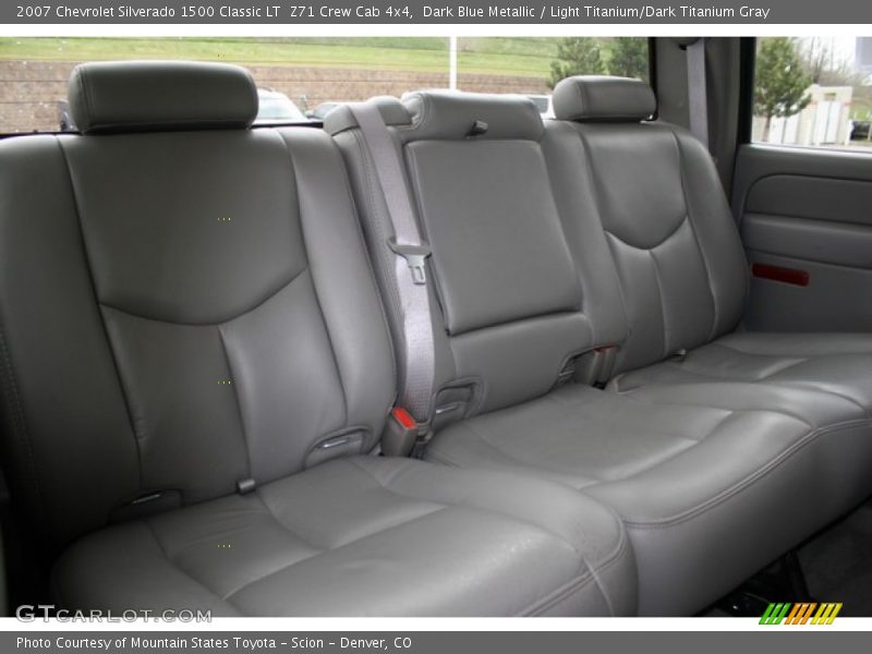 Dark Blue Metallic / Light Titanium/Dark Titanium Gray 2007 Chevrolet Silverado 1500 Classic LT  Z71 Crew Cab 4x4