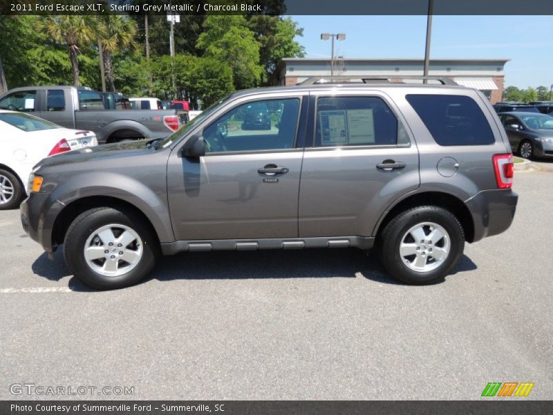 Sterling Grey Metallic / Charcoal Black 2011 Ford Escape XLT