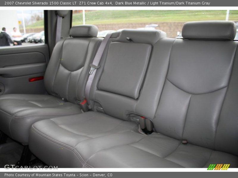 Dark Blue Metallic / Light Titanium/Dark Titanium Gray 2007 Chevrolet Silverado 1500 Classic LT  Z71 Crew Cab 4x4