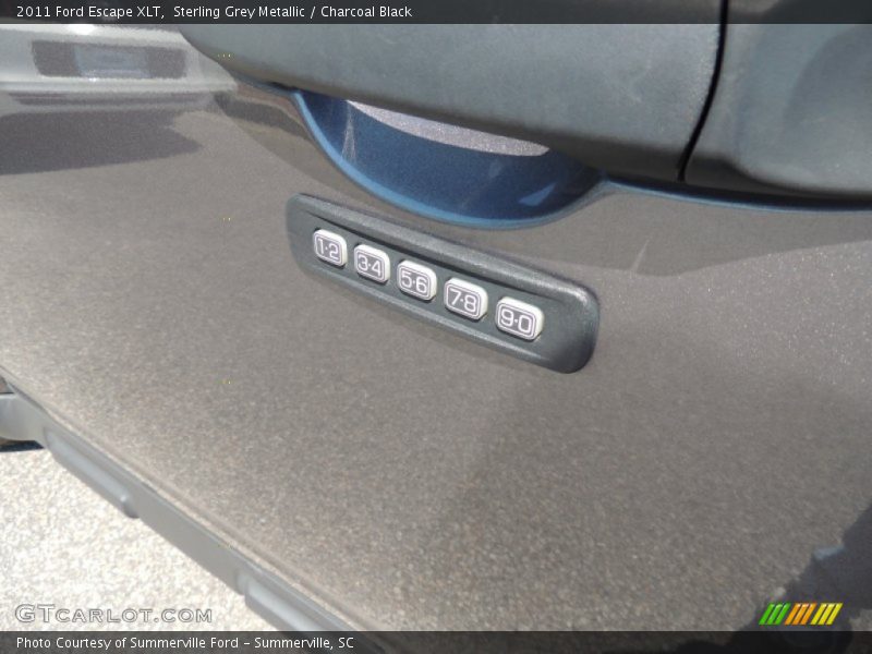 Sterling Grey Metallic / Charcoal Black 2011 Ford Escape XLT