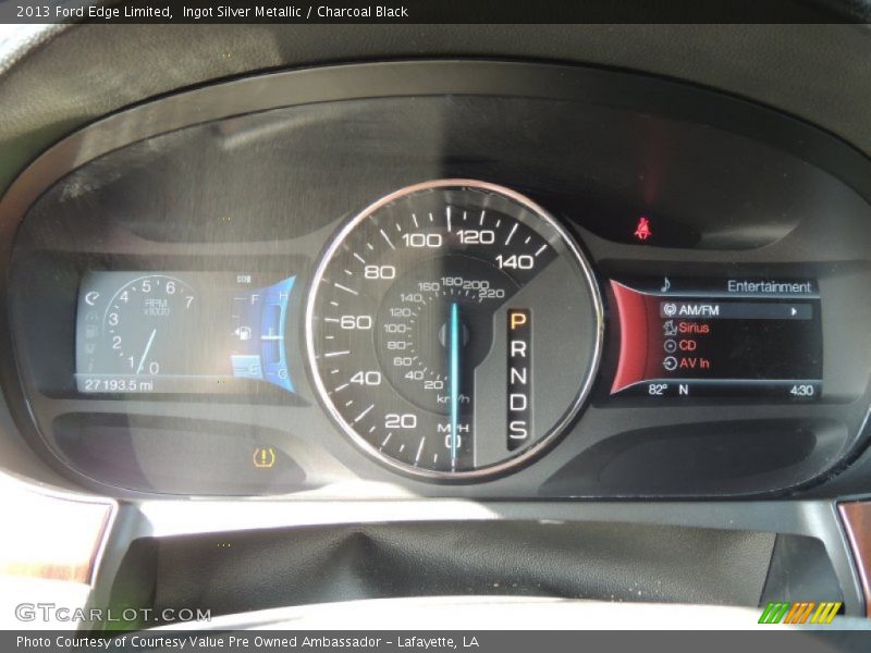 Ingot Silver Metallic / Charcoal Black 2013 Ford Edge Limited