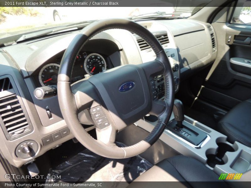 Sterling Grey Metallic / Charcoal Black 2011 Ford Escape XLT