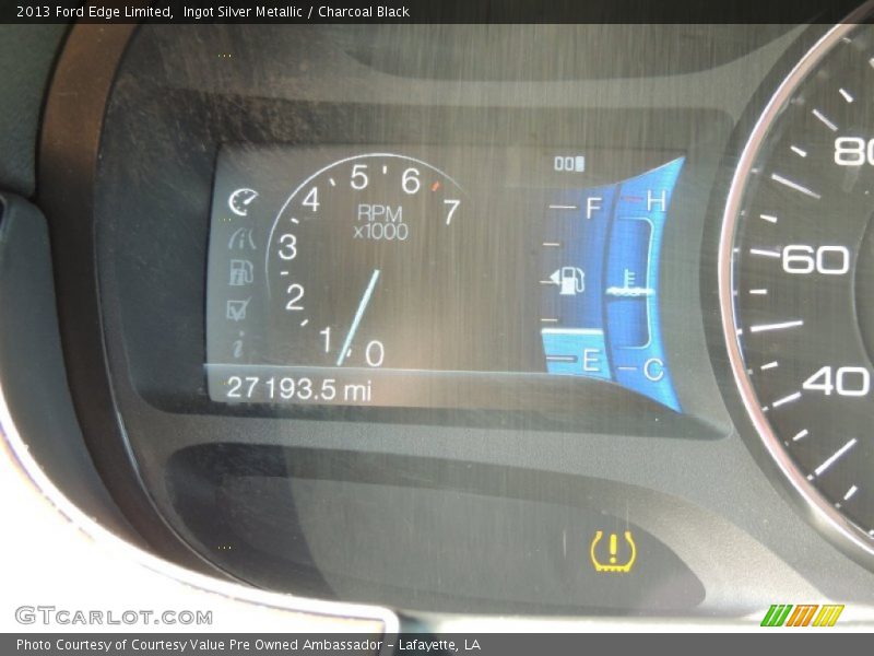 Ingot Silver Metallic / Charcoal Black 2013 Ford Edge Limited